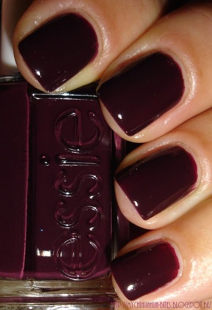 The perfect nail colour for fall.