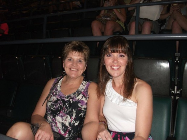 Mom was such a trooper when she came with me to see the Backstreet Boys & New Kids!  
